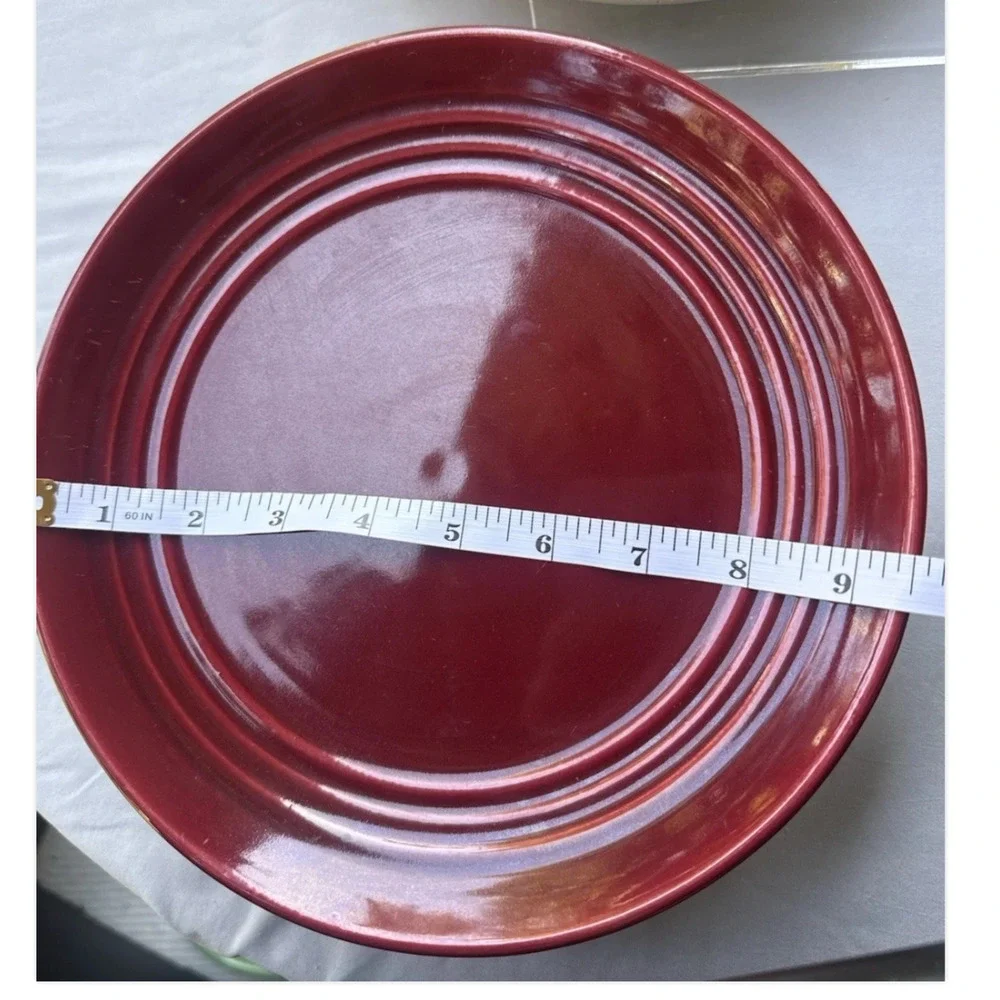 Vintage Bauer Pottery Ringware 9.5 inch Dinner Plates Choose Color Quantity